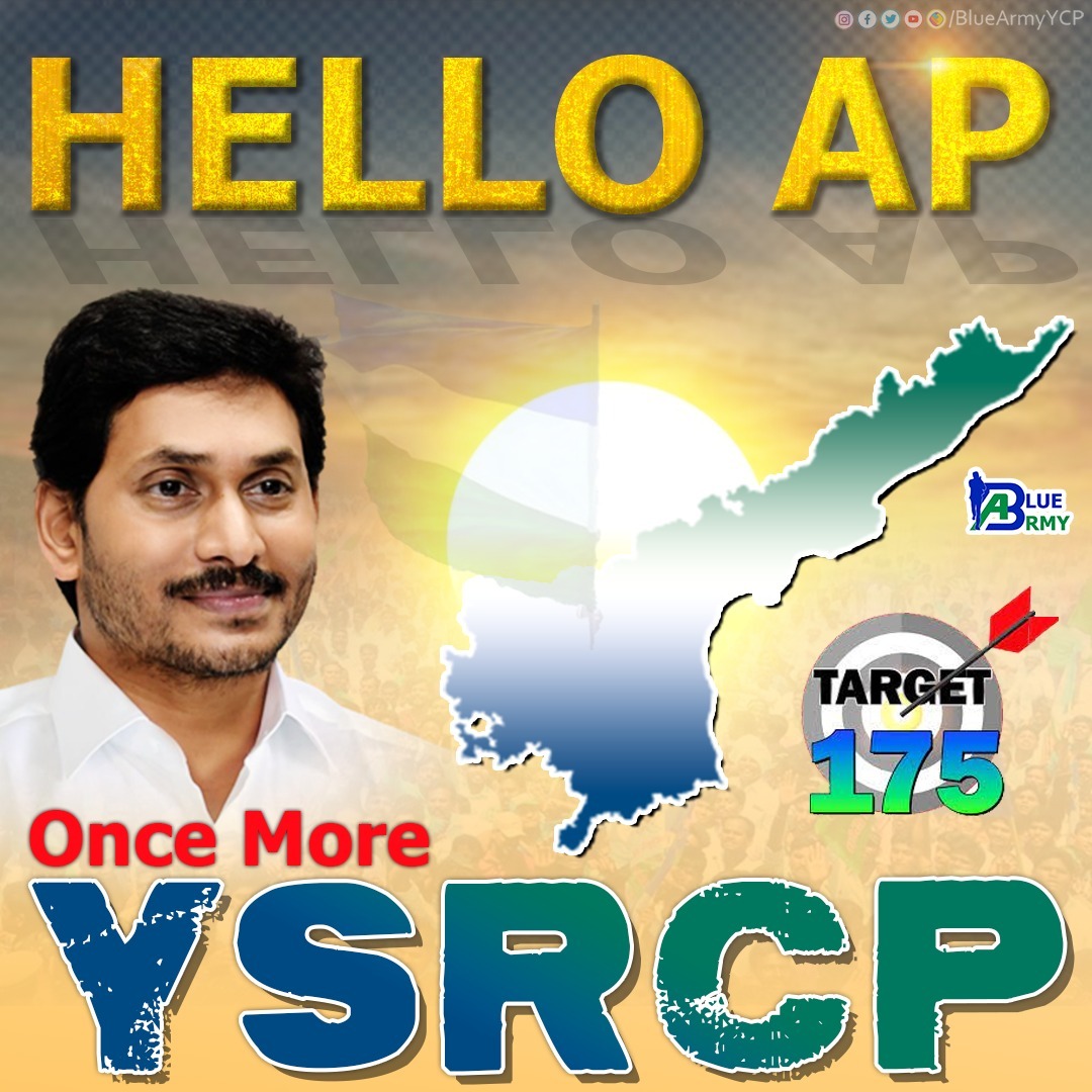 DeepthiSriDS's tweet image. #HelloAP
#OnceMoreYSRCP