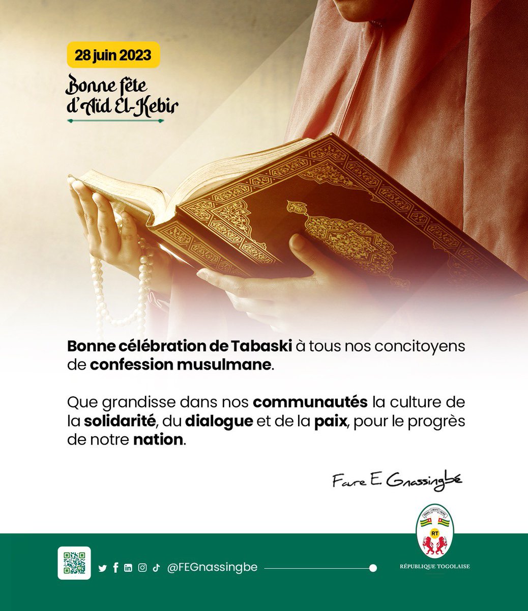 Faure Essozimna GNASSINGBÉ tweet media