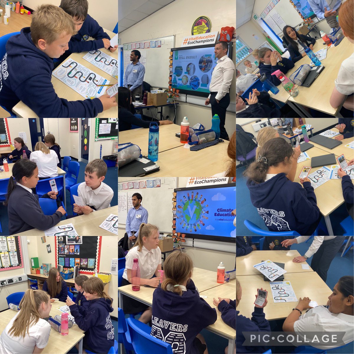 Year 6 had an insightful workshop delivered by <a href="/VitalEnergi/">Vital Energi</a> they discussed the impact of climate change and how we can make changes to tackle this global problem, they also discussed careers in the renewable energy industry! #LearningWithoutLimits #VitalEducation