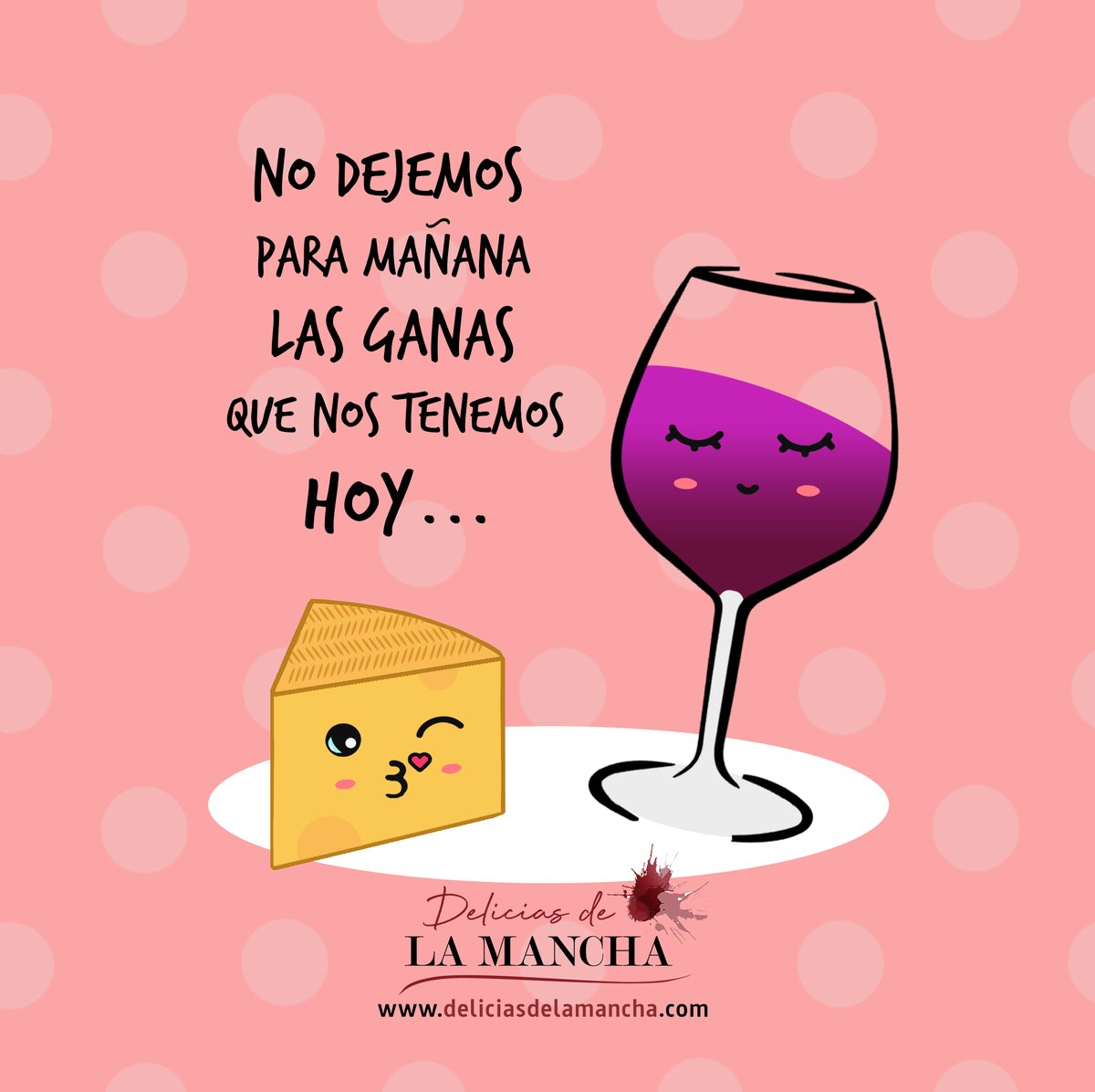 No dejemos para mañana las ganas que nos tenemos hoy... ¿Se te ocurre un maridaje mejor que vino 🍷 y queso manchego 🧀?
.
#deliciasdelamancha #vinoyqueso #vinosdecalidad #vinosdelamancha #winelover #quesomanchego #LaMancha