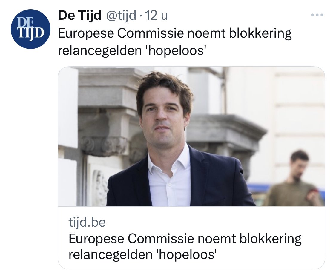 Sander Loones (@sanderloones) on Twitter photo Paul Magnette verjaart vandaag.
Lahbib heeft haar cadeau al gekregen. Liegen en fouten maken, maar toch mogen blijven…
Welk cadeau kreeg Magnette daarvoor in ruil? Of vreest hij dat anders zijn eigen, falende PS ministers in het vizier komen?
<a href="/ThomasDermine/">Thomas Dermine</a> besteedt zijn Paul Magnette verjaart vandaag.
Lahbib heeft haar cadeau al gekregen. Liegen en fouten maken, maar toch mogen blijven…
Welk cadeau kreeg Magnette daarvoor in ruil? Of vreest hij dat anders zijn eigen, falende PS ministers in het vizier komen?
<a href="/ThomasDermine/">Thomas Dermine</a> besteedt zijn