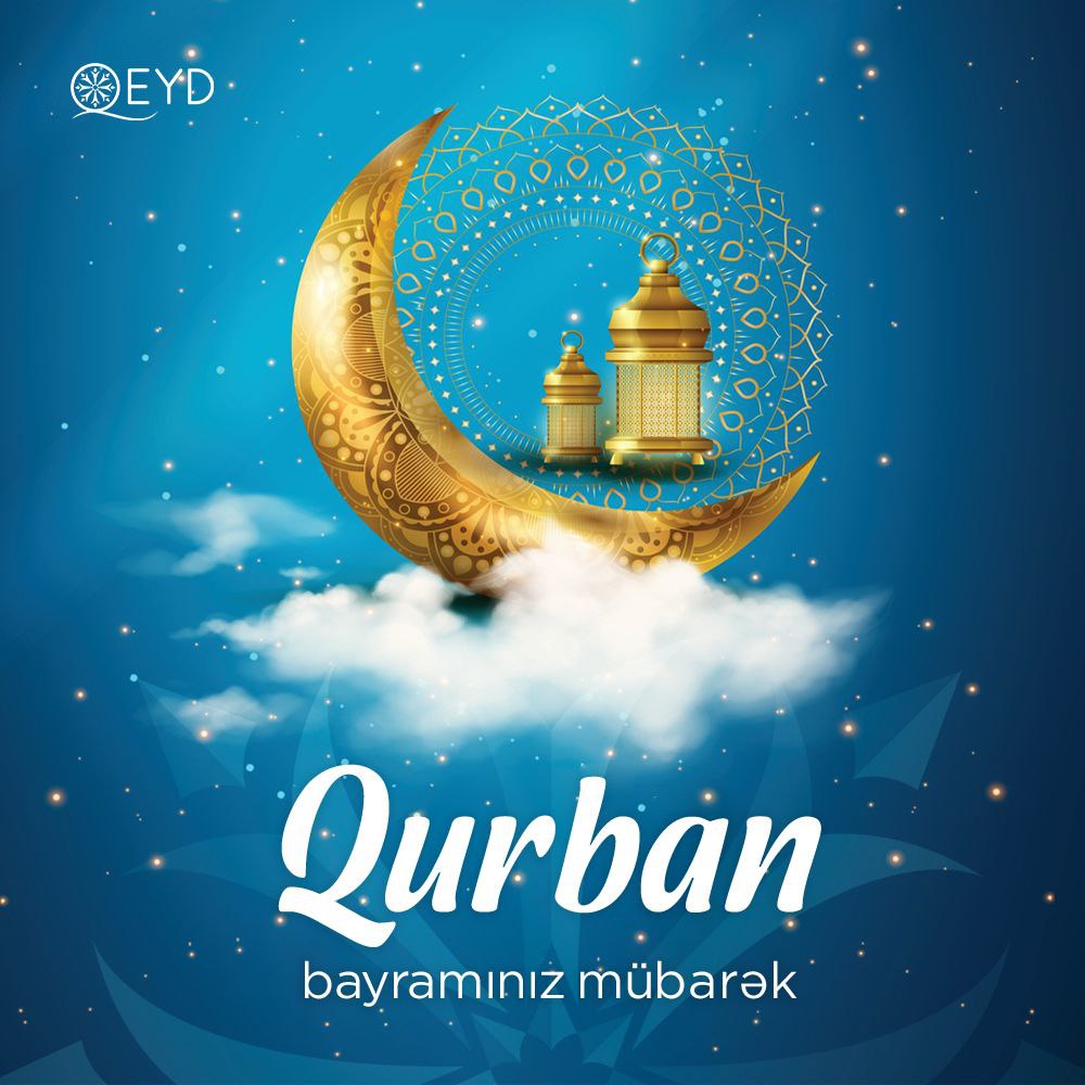 Müqəddəs Qurban bayramı münasibətilə hərkəsi təbrik edirik.

Qoy bu bayram ailələrinizə xoşbəxtlik, süfrələrinizə xeyir-bərəkət və ruzi gətirsin. 

Bayramınız mübarək olsun!

#qeyd2023
#qurbanbayramı