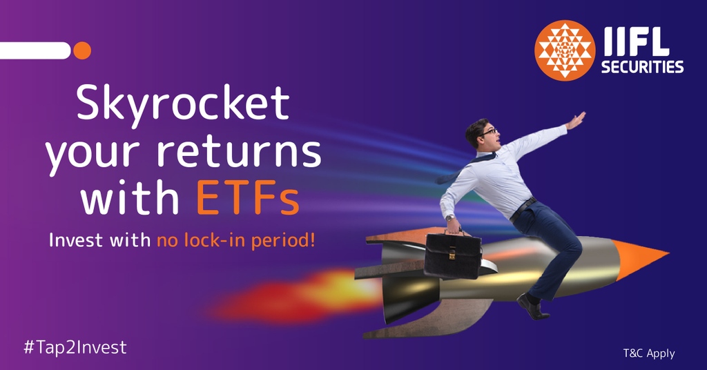 iiflcapital's tweet photo. Worried about not liquidating your invested amount? With #ETFs, now you can withdraw your money before the specified time, with no lock-in period! #investing #stock #IIFLSecurities #Tap2Invest https://t.co/Su3PmtiGiW