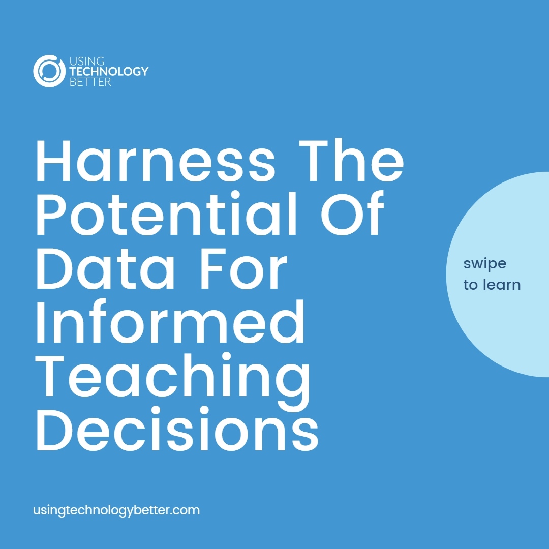 Usingtechbetter's tweet image. Seeking innovative ways to boost student achievement? Check out our latest blog!
Link in bio 🔗
#DataDrivenTeaching #EmpoweringEducators #StudentSuccess #InnovativeEducation #TransformativeLearning #UTBEmpoweringYOU