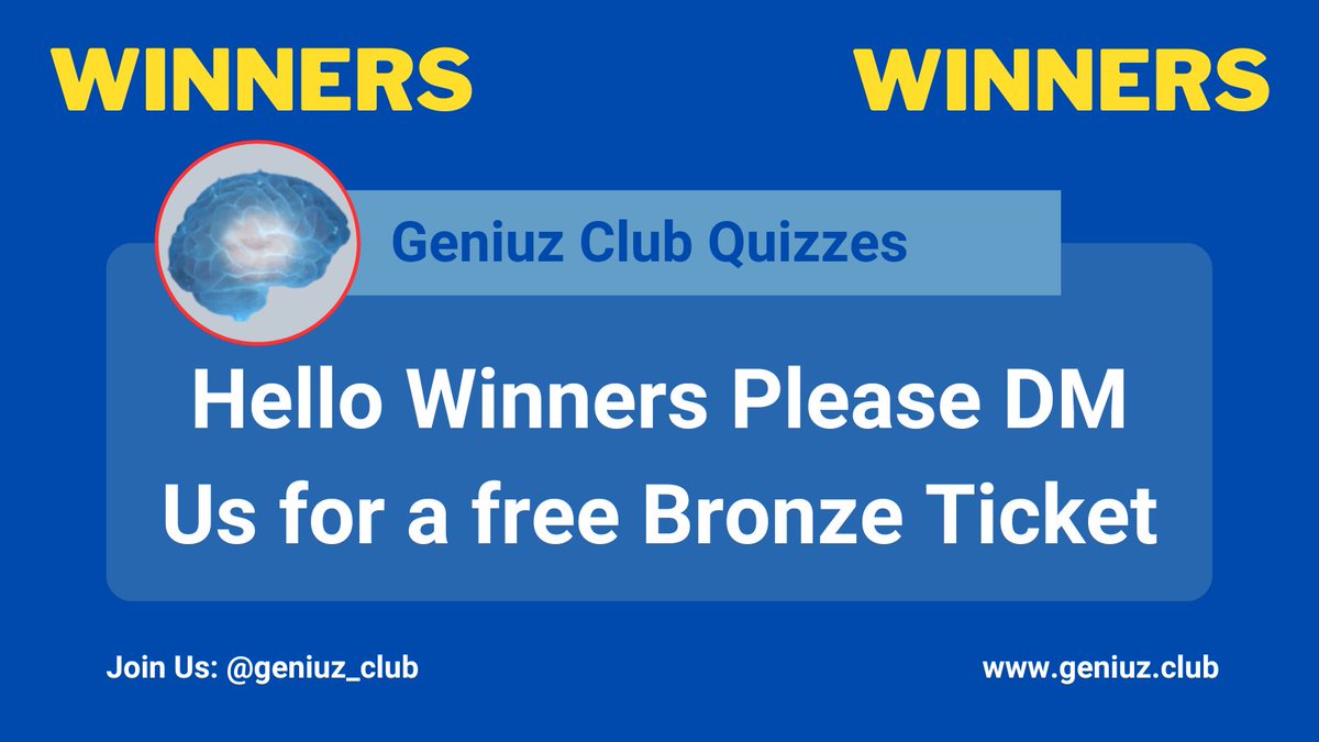 Hello Winners,
Please DM Us for a free Bronze Ticket!

@TradsSignal1
<a href="/Cryptocalajan3/">Cryptocalajan3</a>

We are excited. Let's start Now!

Get more info: geniuz.club

<a href="/geniuz_club/">GeniuzClub</a>
#Btc #doge #eth #shib #coin #token #nft #Crypto