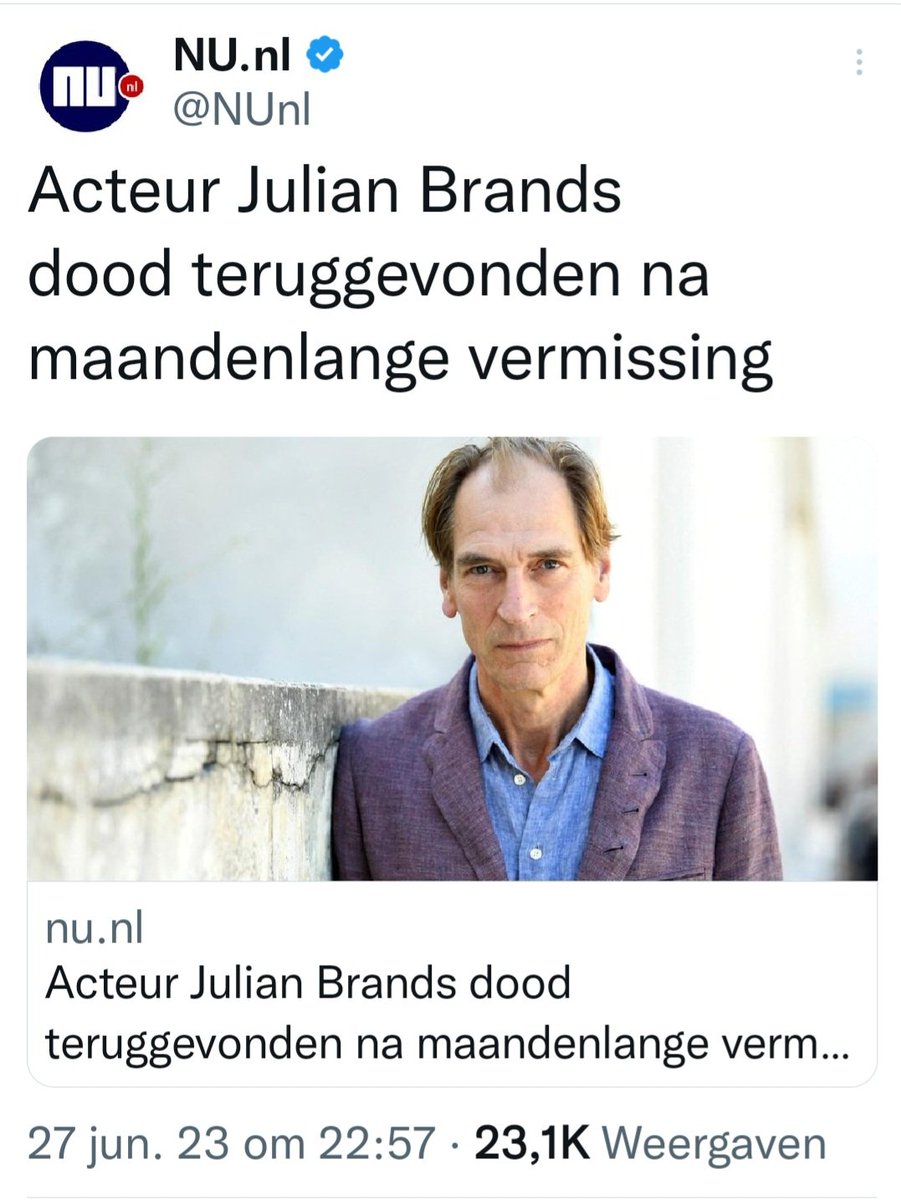 Je kunt het niet eens een typefout noemen...
#checkanddoublecheck voordat je op publiceer drukt