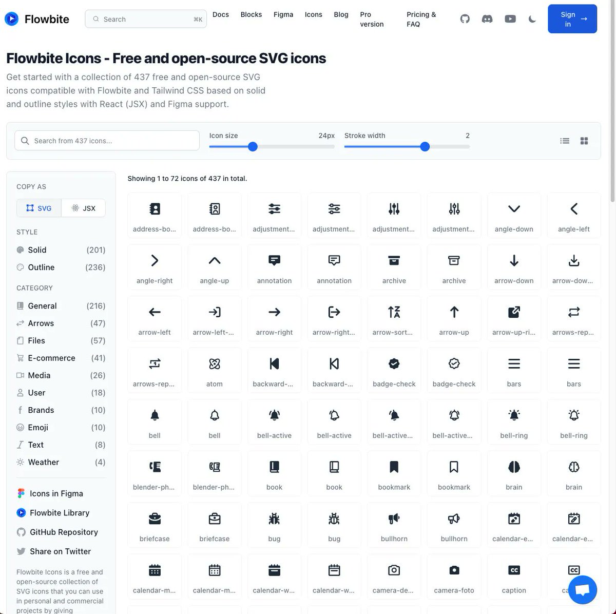 WalterStephanie's tweet photo. Flowbite Icons: https://t.co/ML6KOJo7GS
Open source SVG icons for your projects. You can play with size and stroke width
#Icons #FreeIcons #OpenSourceIcons https://t.co/YajqijKz7v