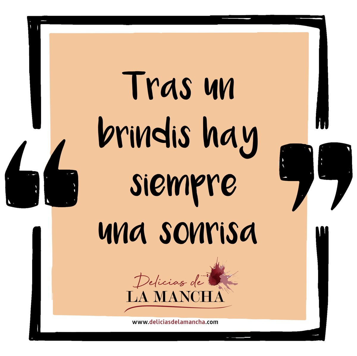 ¿Qué hay siempre tras un brindis 🥂?
.
¡Una sonrisa1 ✅
.
#deliciasdelamancha #brindis #vinosdecalidad #vinosdelamancha #winelover #sonreir #LaMancha