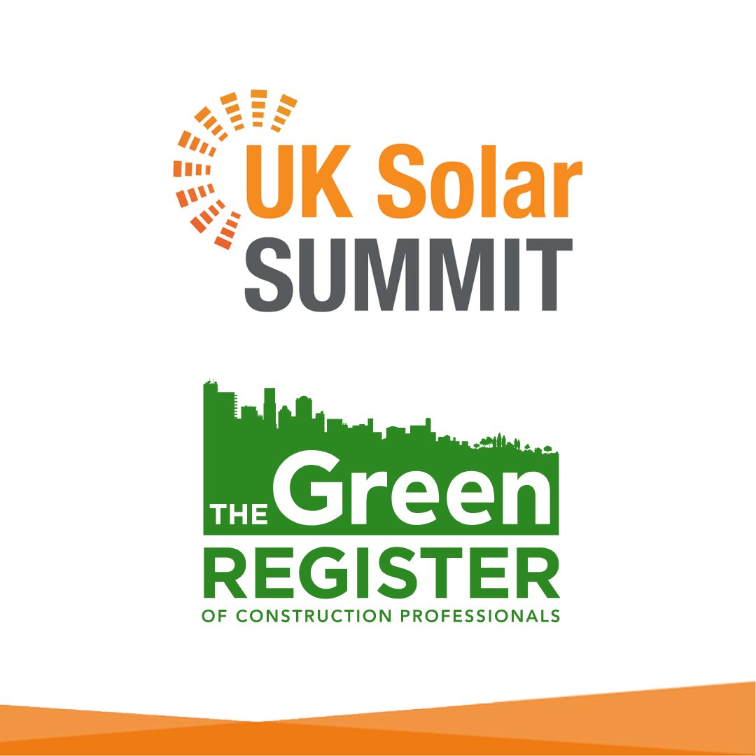 Two chances to hear our Technical Director @DrChrisJardine speaking today. 1. Noon at the #UKSolarSummit ‘What to Expect During a Rooftop Installation’.  2. 4pm, The Green Register’s ‘Energy Solutions for Net Zero Housing’. Chris will talk solar PV, battery storage &amp; EV Charging