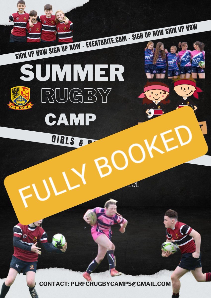 SUMMER CAMP

🏉Fully Booked 🏉

Thank you.

#OneClubOneCommunity 
#DriveOnPL