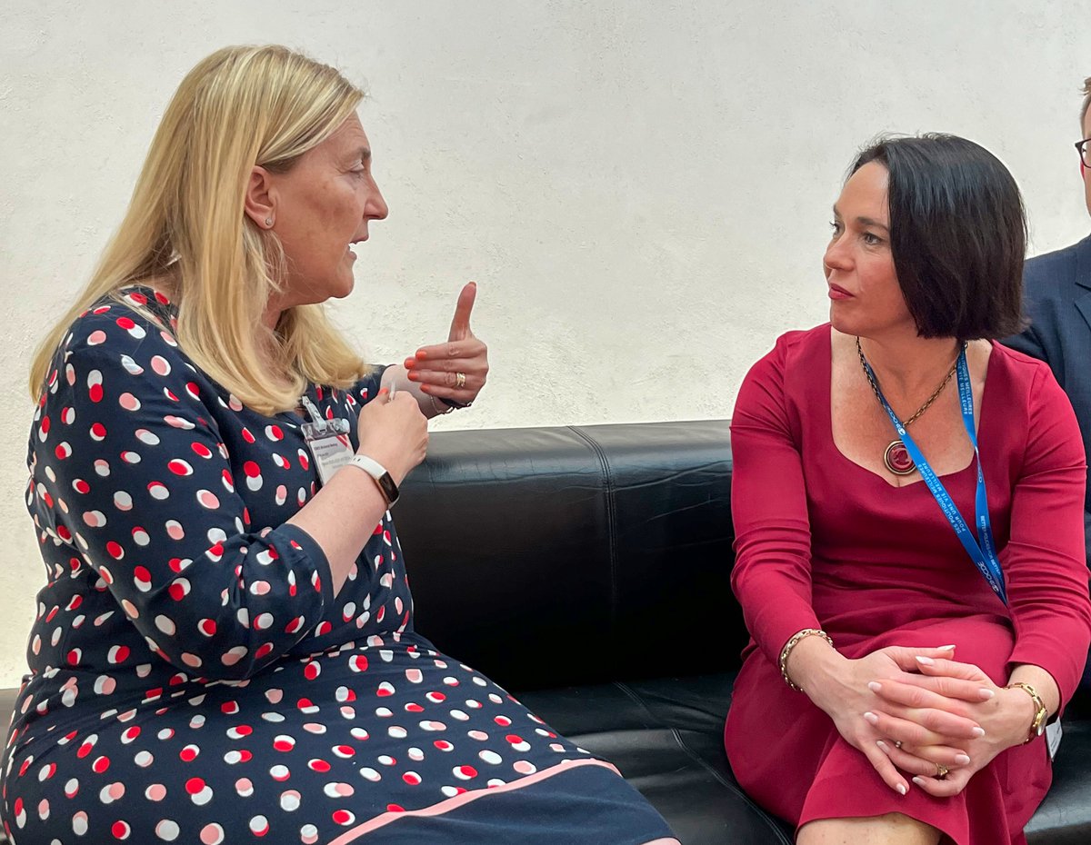 SECO_StateSec's tweet photo. Exciting exchange with 🇳🇿 Minister @ginnyandersen at the #SME &amp; #Entrepreneurship Ministerial Meeting. Despite our great geographical distance, we have similar challenges and priorities. https://t.co/mcqUVwzczj