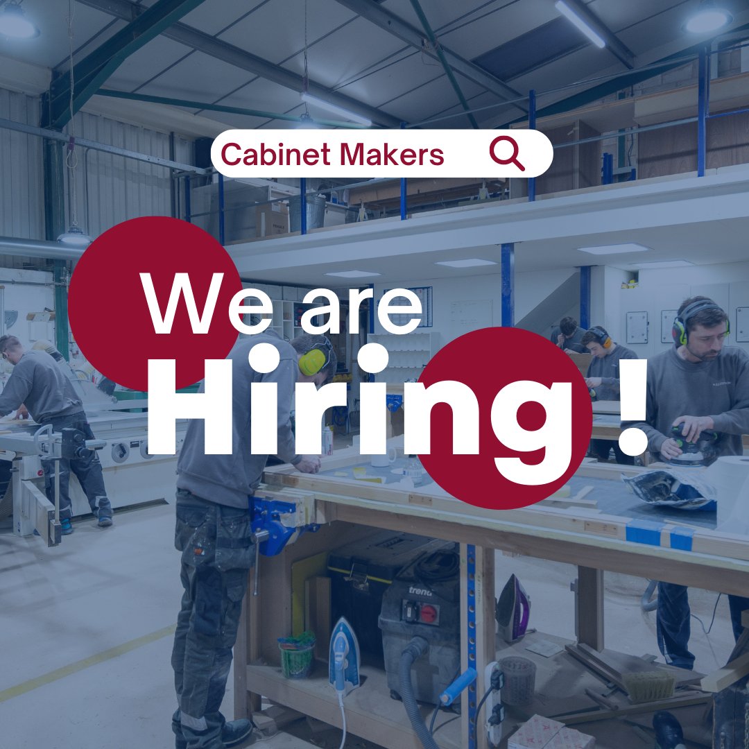 WE ARE HIRING

Join our team of master Cabinet makers and designers, specialising in fine custom-made furniture and bespoke architectural joinery. 
Please No Agencies

For more information, please click on the link below
nejstevenson.co.uk/jobs/cabinet-m…