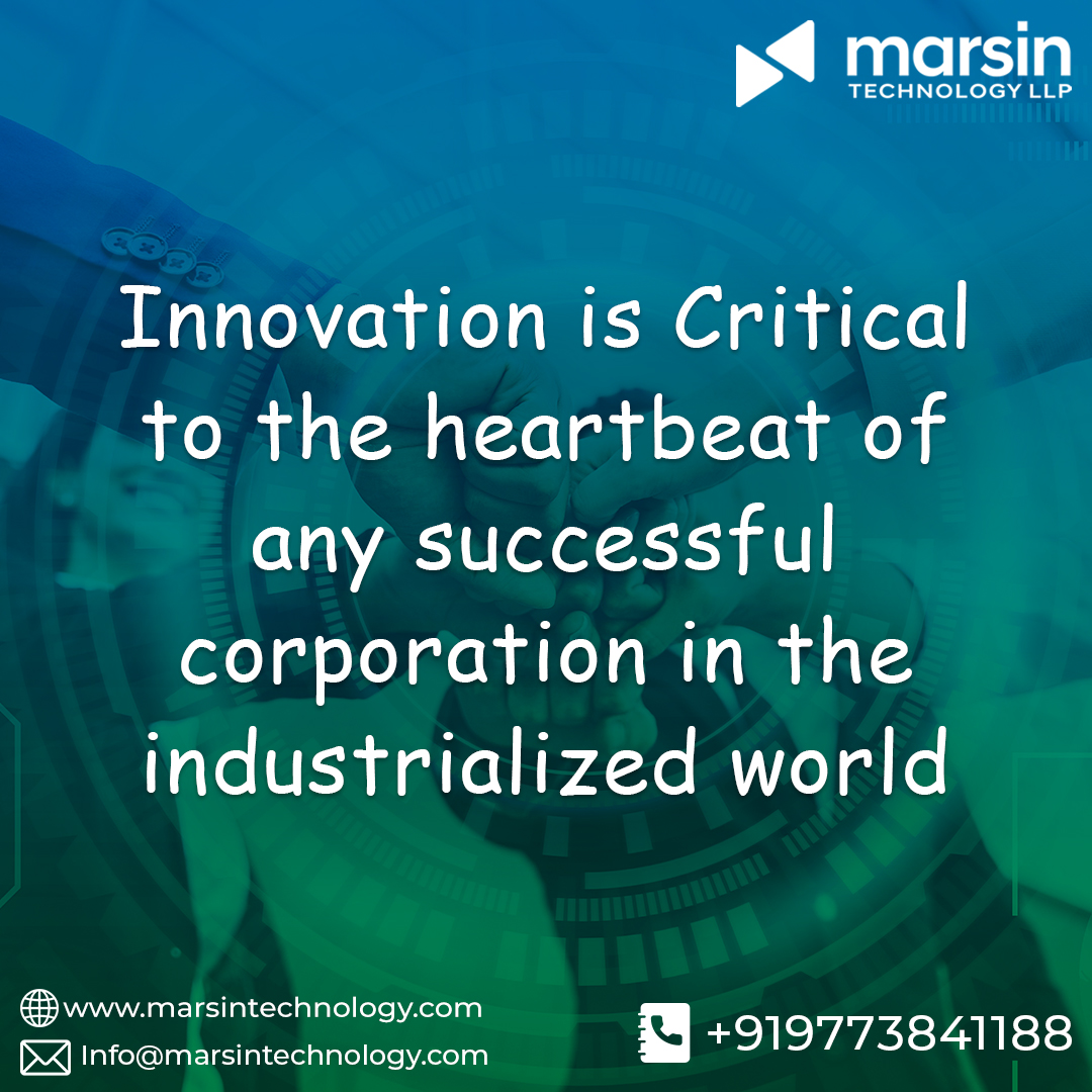 'Unlocking the power of innovation: Fuelling success in the digital era.
#InnovationIsKey #BusinessTransformation #morningmotivation #wednesdaywisdom
#motivation #thoughts #positivevibes #MarsinTechnology #qualityservice #create #innovate #brandbuilding #manufacturer