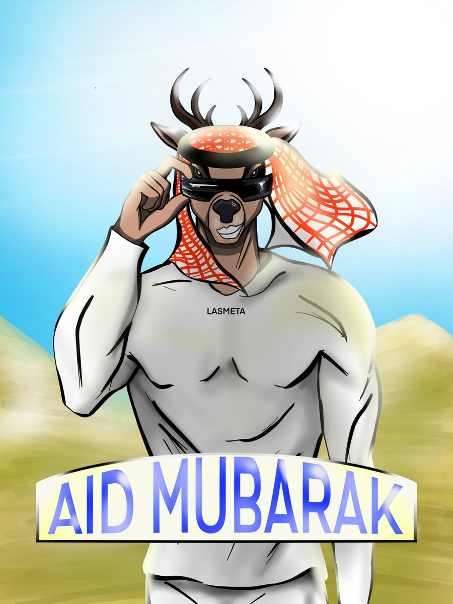 lasmetaio's tweet photo. A Blessed Eid to all friendscelebrating around the world🌙 #EidMubarak https://t.co/x6s2OlmqIL