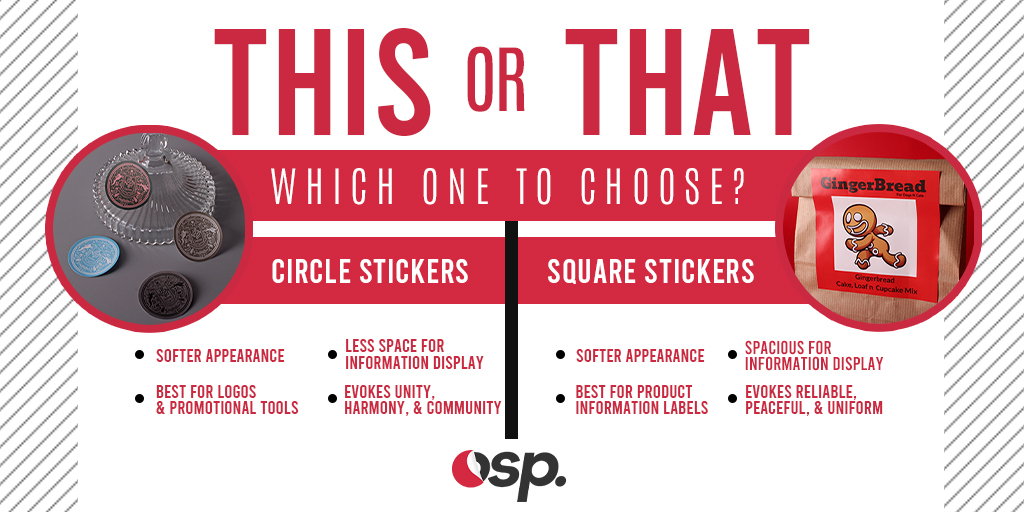 OzStickerPrint's tweet image. Your design can convey a unique message, so let's break down two options!

#CircleStickers have a softer appearance, best for logos and evokes unity.

#SquareStickers a formal appearance, the option for informational labels.

Visit here! ozstickerprinting.com
.
.
.
#thisorthat