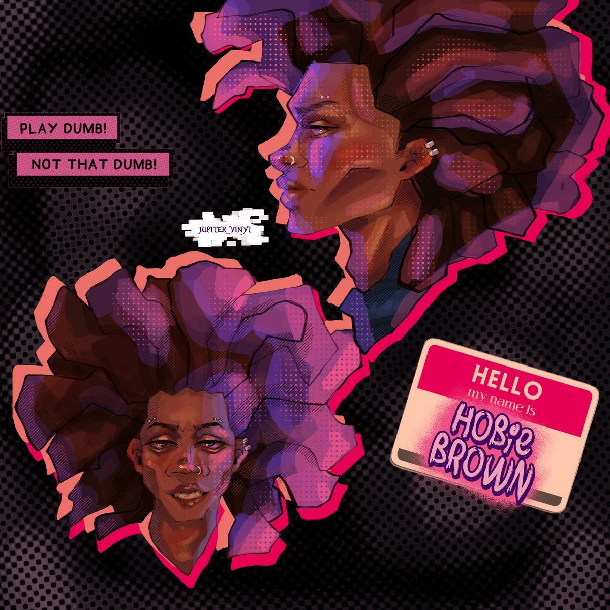 jupiter_chromo's tweet photo. fiu fiuuuuu~ ๐
#hobiebrown
#hobartbrown #punk #punktactics #cyberpunk #spiderman #spidermanacrossthespiderverse #milesmorales #gwenstacy #miguelohara #hombrearaรฑa #art #ilustration #illustrationartists #dibujodigital #digitalart #ibispaint #artedigital #punk https://t.co/JrxsyO5U1w