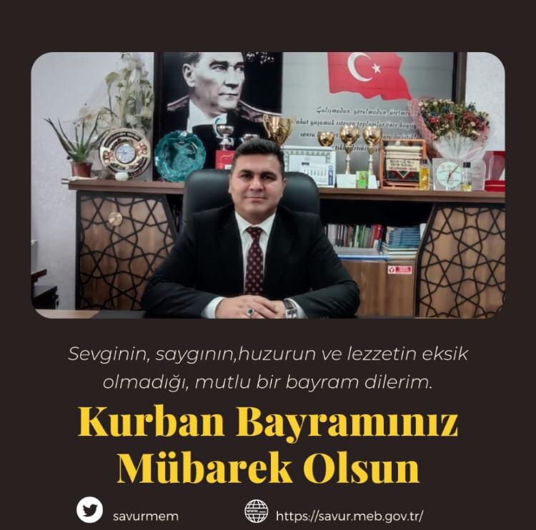 Kurban Bayramınız Mübarek Olsun 

<a href="/tcmeb/">Millî Eğitim Bakanlığı</a> <a href="/Yusuf__Tekin/">Yusuf Tekin</a> <a href="/mardinilmem/">Mardin İl Millî Eğitim Müdürlüğü</a> <a href="/Murat69_Demir/">Murat Demir</a> <a href="/abdurrahimdmr47/">Abdurrahim DEMİR</a>