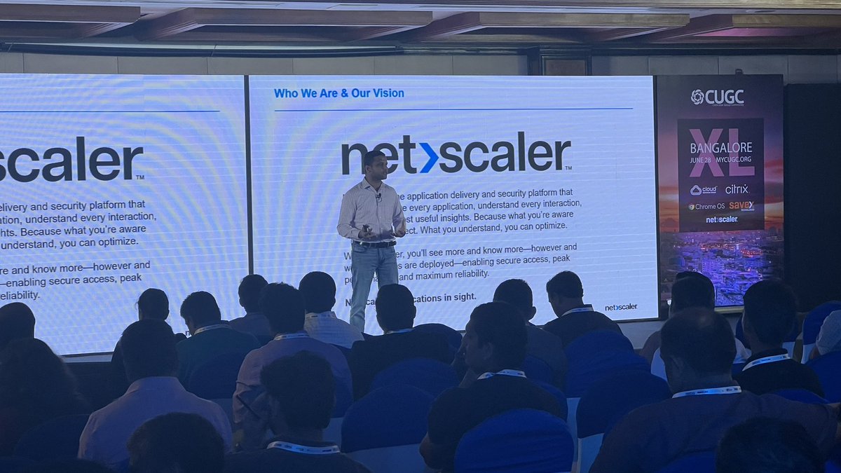 Learning and hearing from the best #mycugc #blrcugc