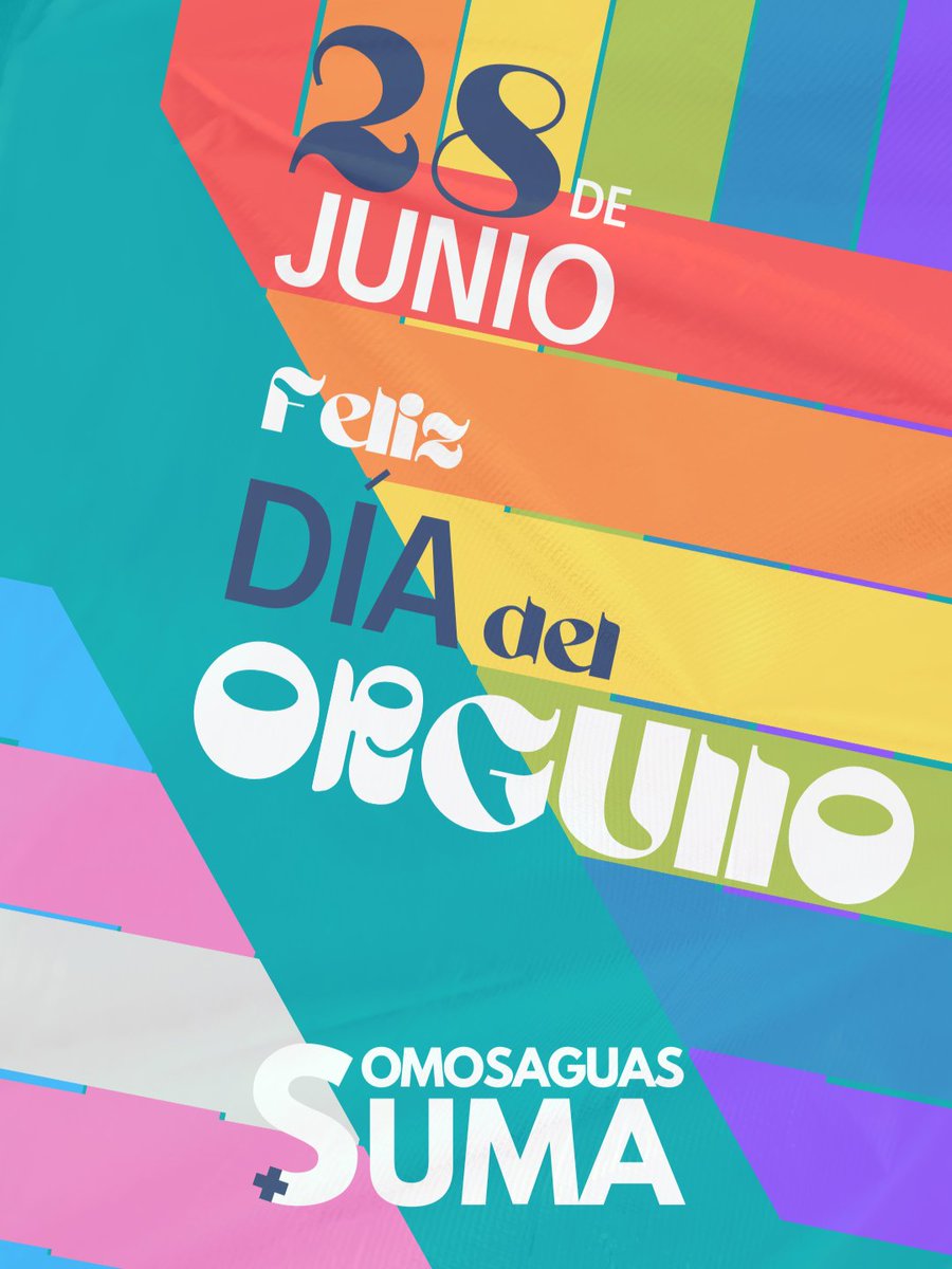¡¡¡Feliz Día del Orgullo LGTBIQ+!!!🏳️‍🌈🏳️‍⚧️