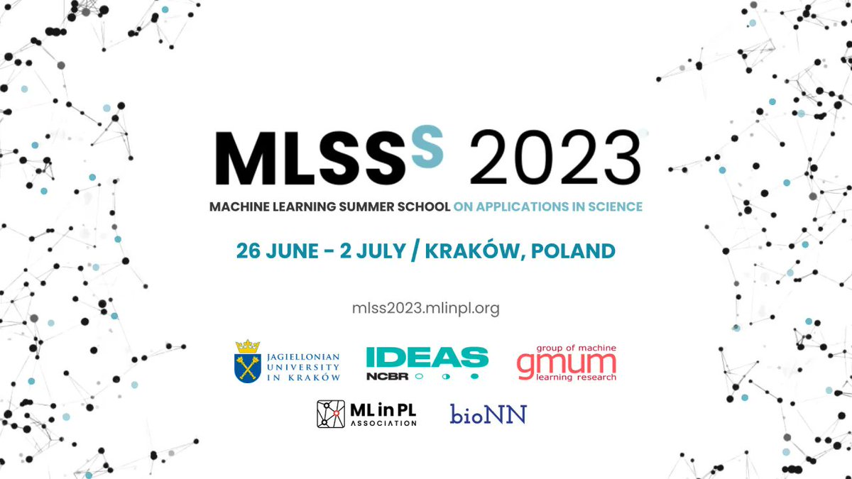 IDEAS_NCBR's tweet photo. 🌟The exciting #MLinPL Summer School 2023 in Kraków is under way until July 2!
🧠Learn from leading experts about applications of #MachineLearning and connect with international community of young researchers🤝
🖥️ Open streaming https://t.co/R87o9DwZQv
@MLinPL @tomasztrzcinsk1 https://t.co/5iKAODbOGl