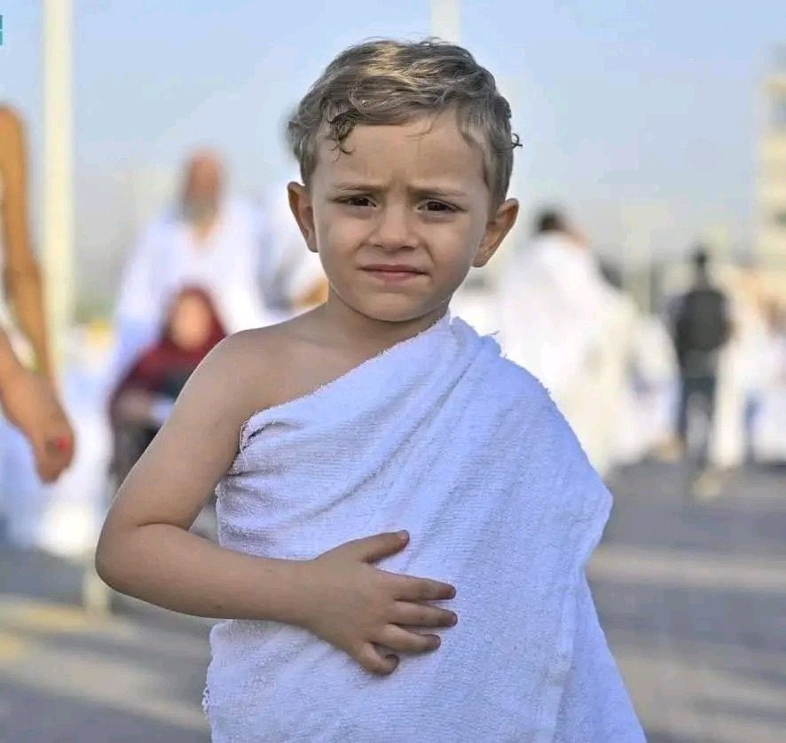 SubhanAllah🤲🏻♥️
Little ones in Hajj🥰♥️

#Hajj_JourneyOfFaith 
#Hajj