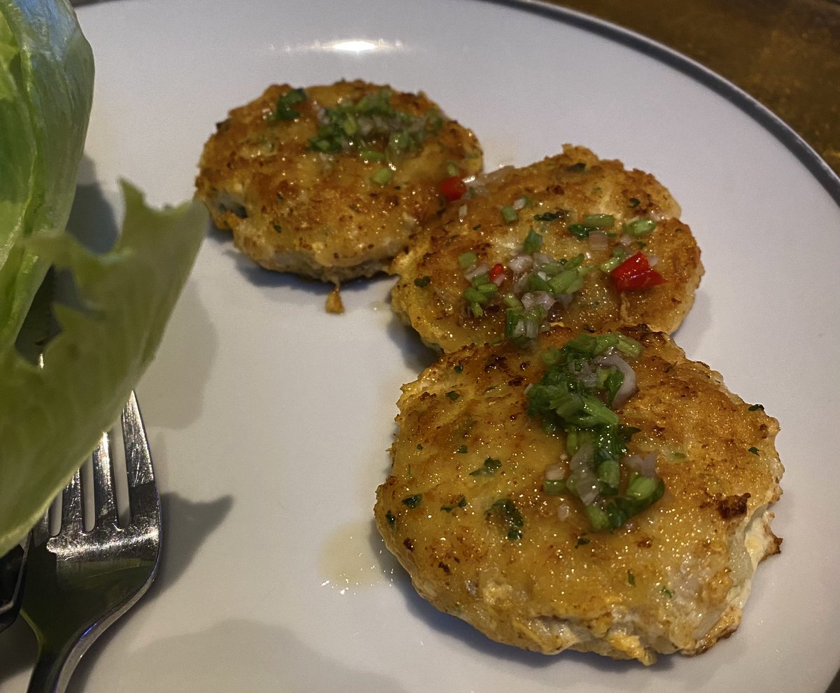 Thai cod fish cakes! 
#Foodie #foodphotography #recipe #homecooking
