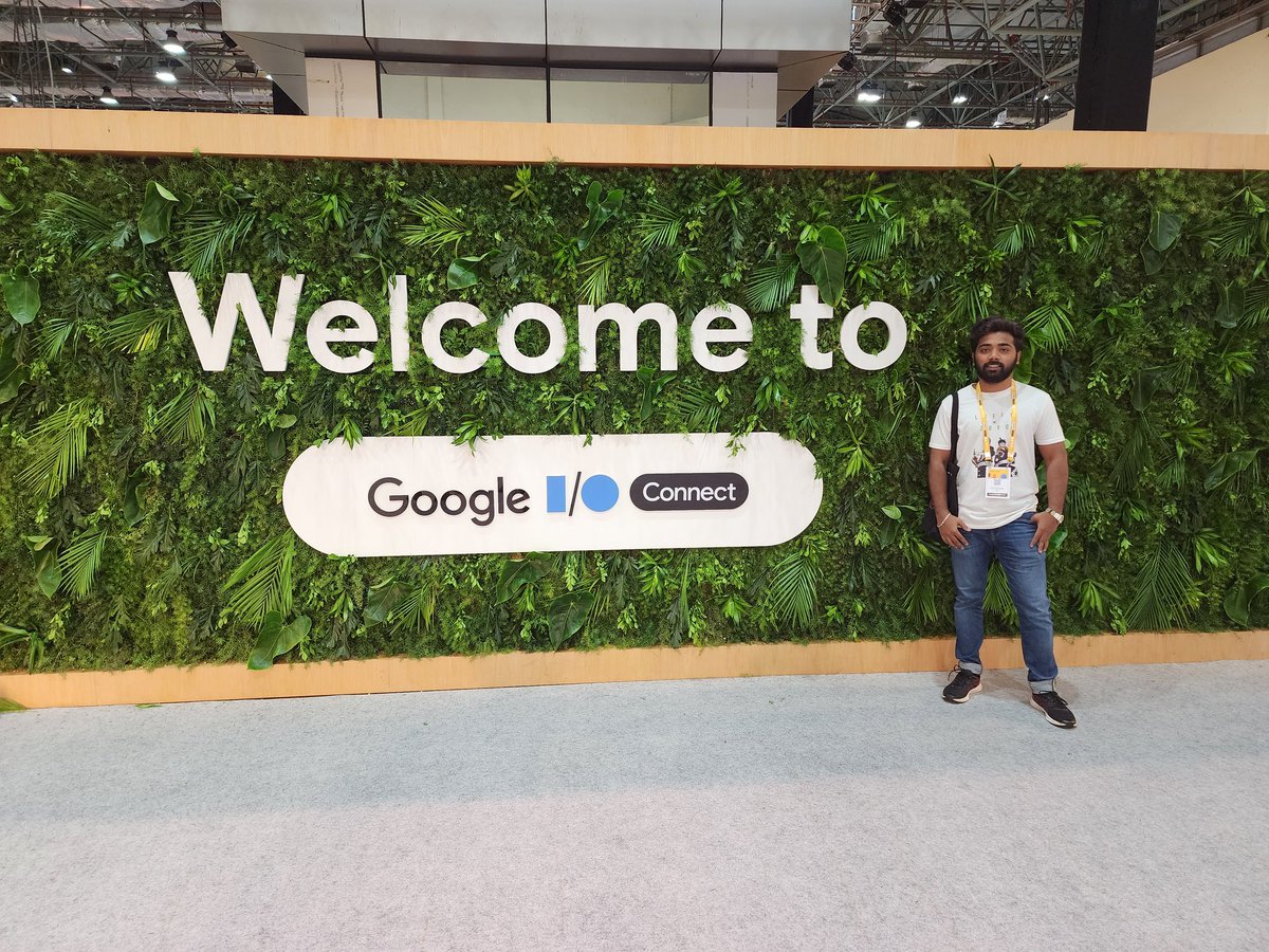 If you're here, come and say hi 👋  #GoogleIOConnect