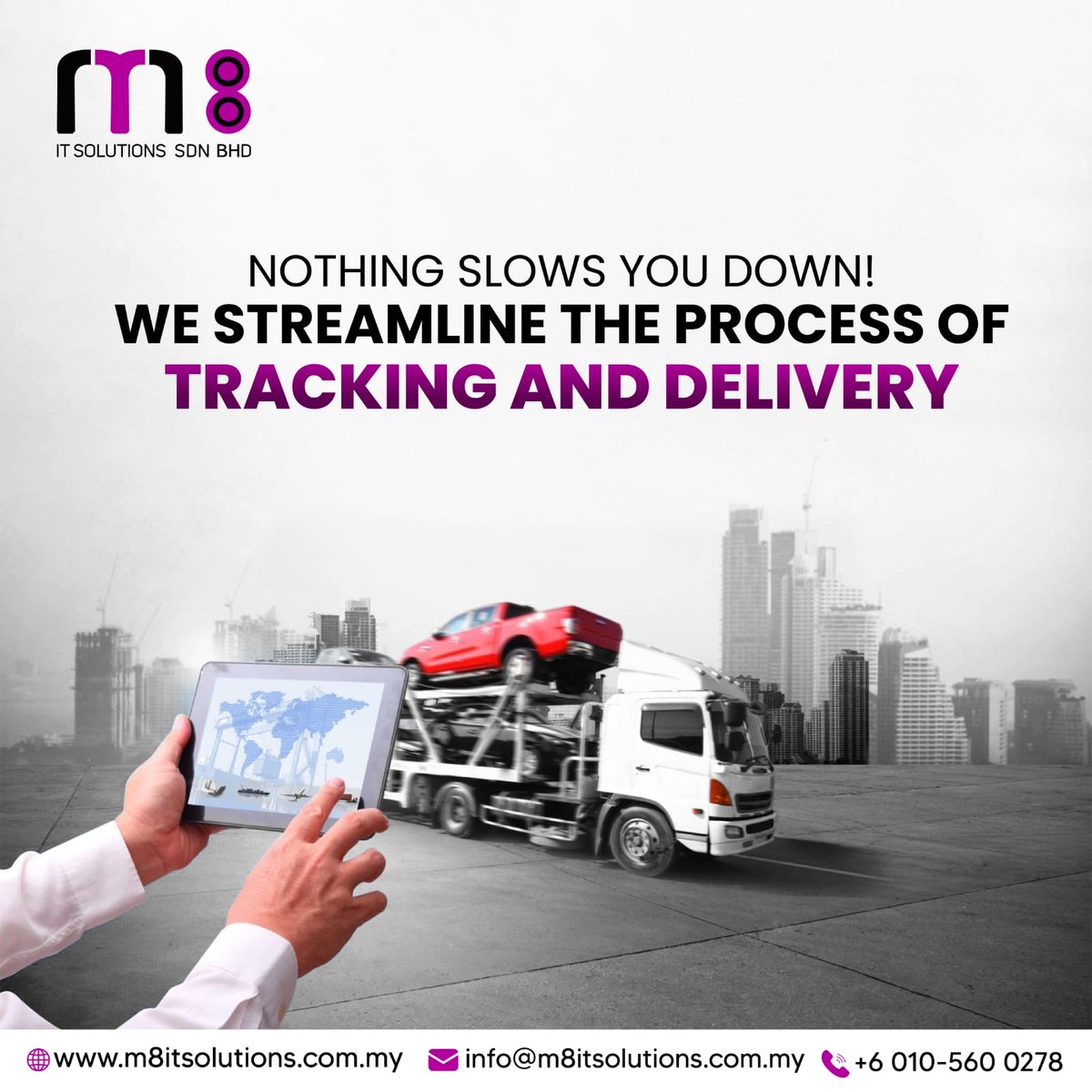 M8ITsdnbhd's tweet image. Get the most out of our fleet management software and drive smarter, more efficient

#fleetmanagementsoftware #fleetmanagementservices #fleetmanagementapp #gpsfleetmanagement #m8itsolutionssdnbhd #ipohmalaysia