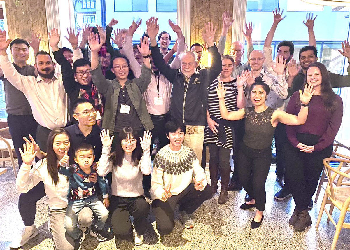 sirfrasersays's tweet image. Thanks to @NUChemistry Graduate Student Jim Seale for organizing a reunion dinner for present and former Stoddart Group Members at #ISMSC2023 in a Reykjavik Iceland. An occasion to relish. A time to remember.