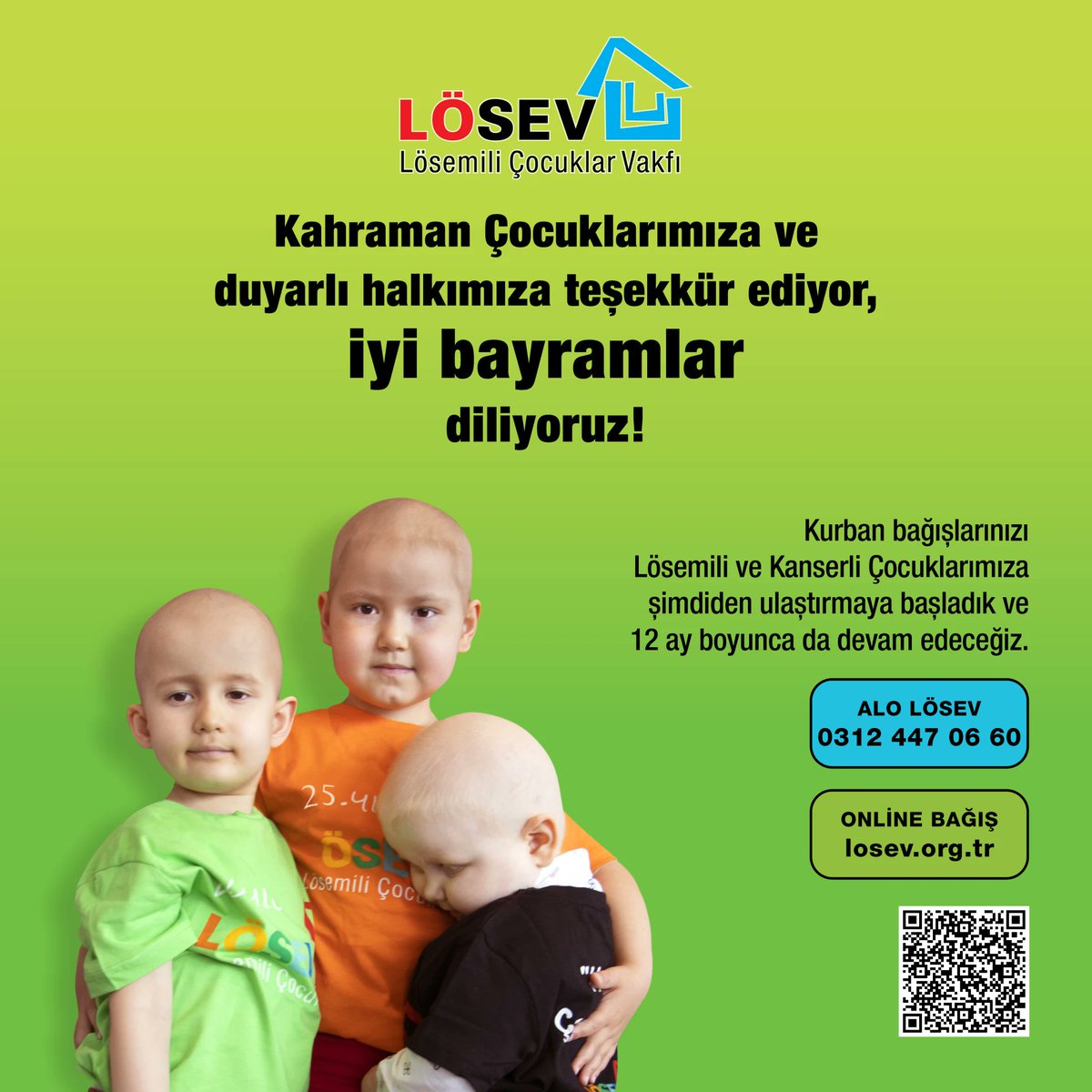 Kahraman çocuklarımıza ve duyarlı halkımıza teşekkür ediyor, #İyiBayramlar diliyoruz💚