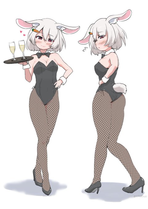 うちの子たちもよろしくね1枚目のうさ耳「みーな」2枚目の子は「みお」3枚目のおっきい耳「あんな」あんなちゃんは犬とキツネを混ぜた感じです。 