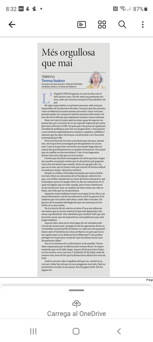 Més orgullosa que mai 🏳️‍🌈