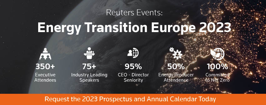 INEA_CONSULTING's tweet photo. CEOs to Deliver the First Net Zero Continent at Reuters Events Energy Transition Europe

https://t.co/4YINzD2rXo

#reuters #reutersevents #ETEU2023 #renewablemarketwatch https://t.co/iDx7LA1vis