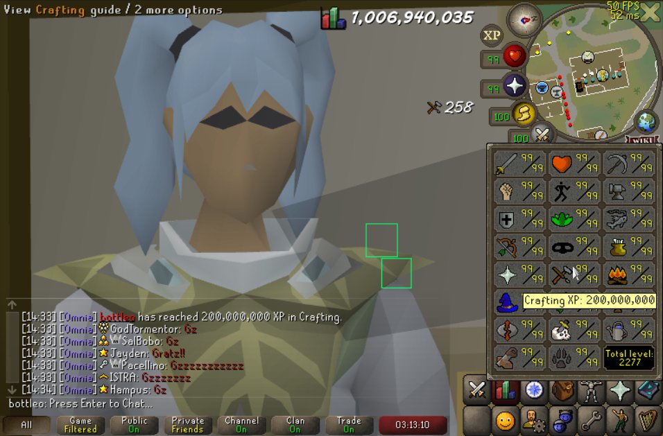 200m crafting :D