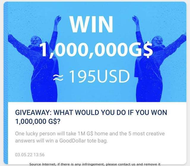 CHASITYVILLALO2's tweet image. Register for Good Dollar and receive an extra 500 G$ bonus. wallet.gooddollar.org/?inviteCode=46…