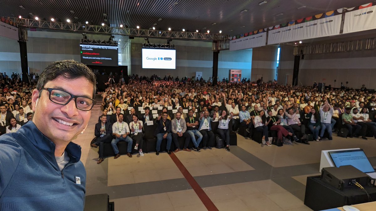 Say 'Connect'! 
2000+ developers in one room. So inspired by the energy at #GoogleIOConnect Bengaluru! @GoogleIndia @GoogleDevsIN @googledevs @GoogleCloud_IN