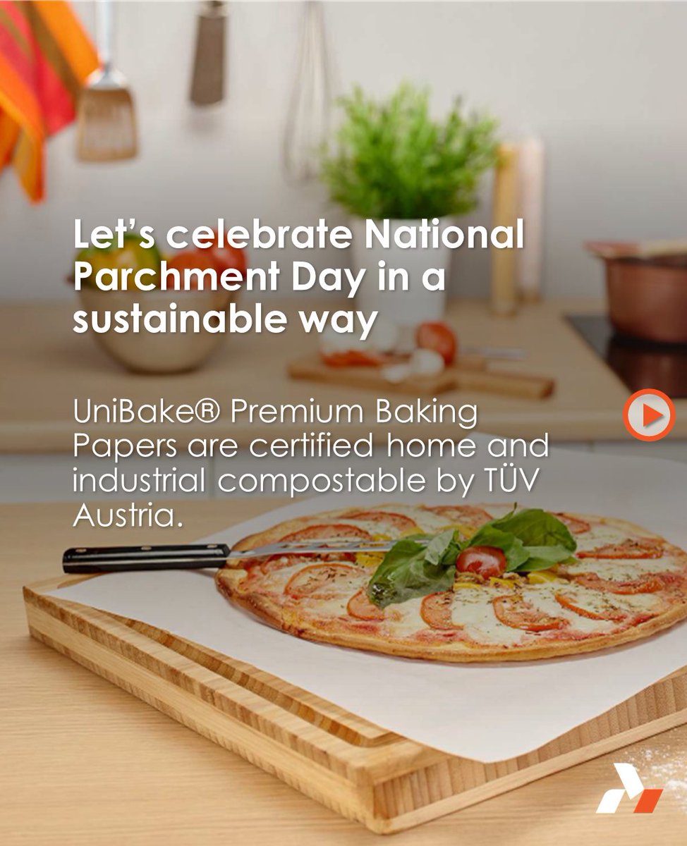 🍰🌱 Happy National Parchment Day! 🎉
Today, we celebrate the joy of baking with parchment. Our Unibake® is certified home compostable by TÜV Austria, meaning it breaks down naturally in your home compost. It's a small step that can make a big impact on the environment.