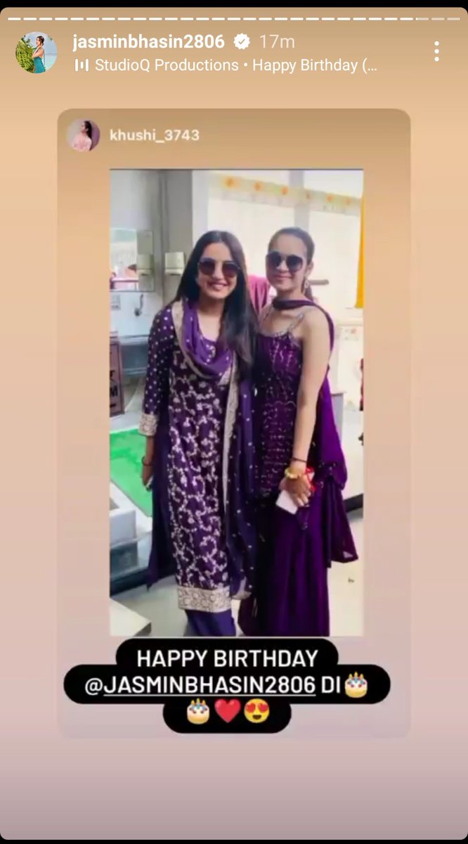 Birthday wishes 💗🤩 27

HBD JASMIN BHASIN
#HappyBirthdayJasminBhasin 
#JasminBhasin