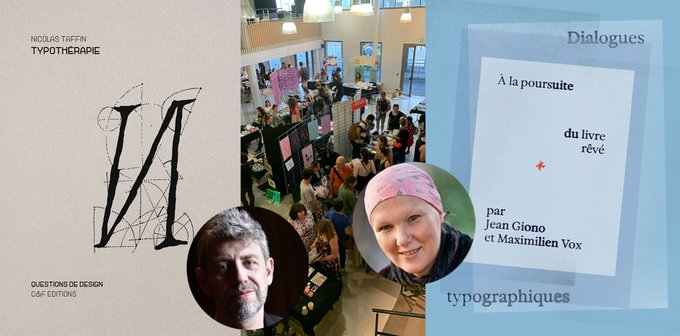 hervelc's tweet image. Aujourd&apos;hui, je vais à Liège pour les Journées Medici. Je parlerai de HTML2Print, des changements dans la &quot;chaîne du livre&quot;, et de ce que C&amp;amp;F éditions essaie de faire en ce sens.
La fabrication du livre n&apos;est pas éloignée de l&apos;écologie du livre.
cfeditions.com/typotherapie