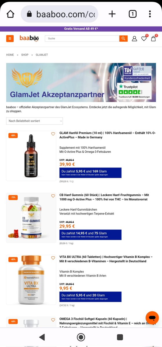 markusbh97's tweet photo. Jetzt mit dem Glam bezahlen .die ersten Produkte sind im schop erhältlich .
https://t.co/ozdtv2MUNb https://t.co/N9ZU0EYaQ5