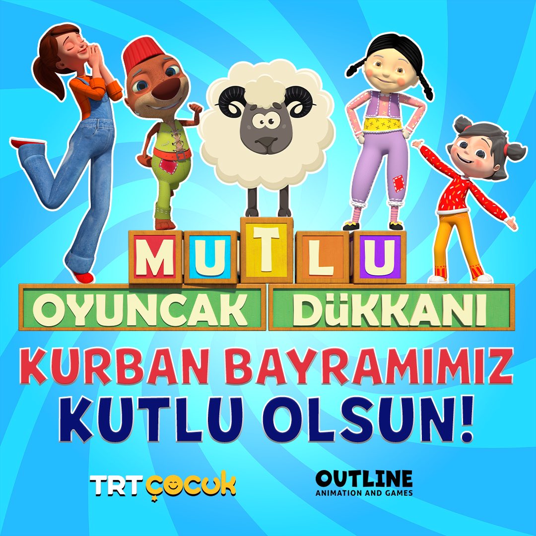 🐮🐏Sevdiklerinizle beraber sağlıklı ve huzur içinde nice mutlu bayramlar geçirmenizi dileriz... Kurban Bayramımız kutlu olsun.🥰
 
#TRTÇocuk #MutluOyuncakDukkani  #OutlineAnimationAndGames #KurbanBayramı