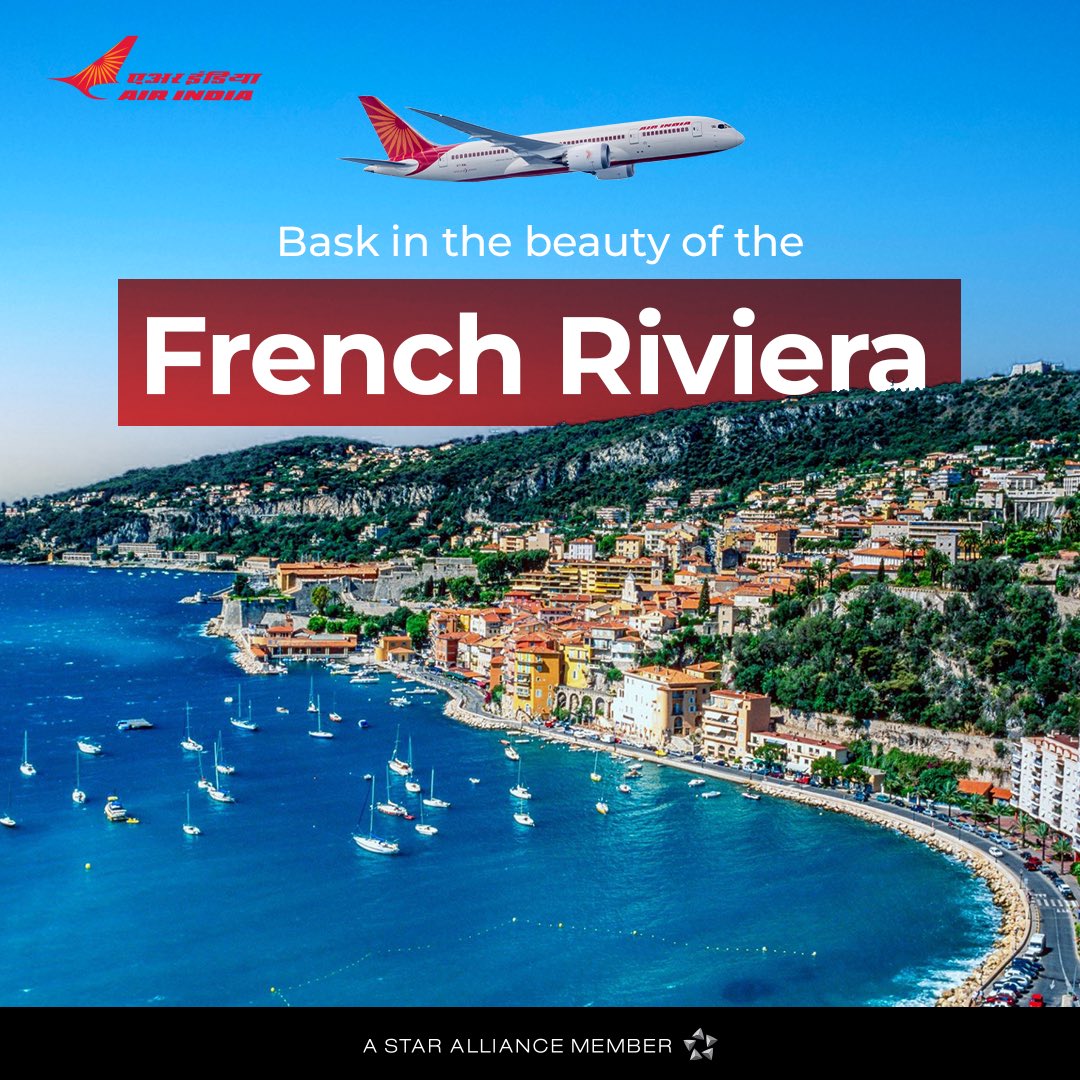 airindia's tweet photo. France – a country that is full of life! It’s a place where the people are passionate, the food is delicious, and the sights are as charming as ever. Plan your French vacation with our non-stop flights to Paris.

#NonStopFlights #NonStopExperiences https://t.co/TYWwnX0yVV