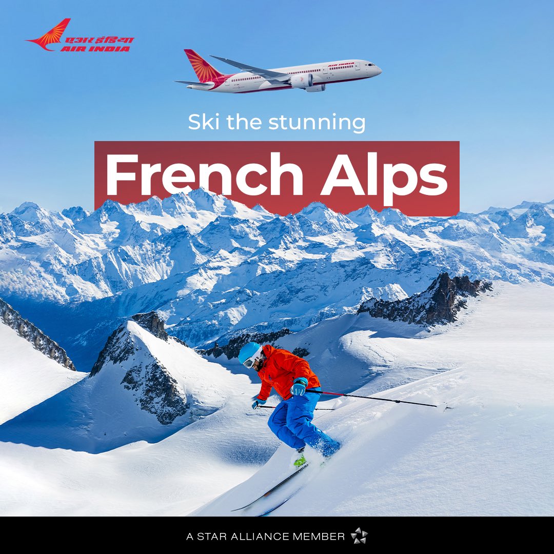 airindia's tweet photo. France – a country that is full of life! It’s a place where the people are passionate, the food is delicious, and the sights are as charming as ever. Plan your French vacation with our non-stop flights to Paris.

#NonStopFlights #NonStopExperiences https://t.co/TYWwnX0yVV