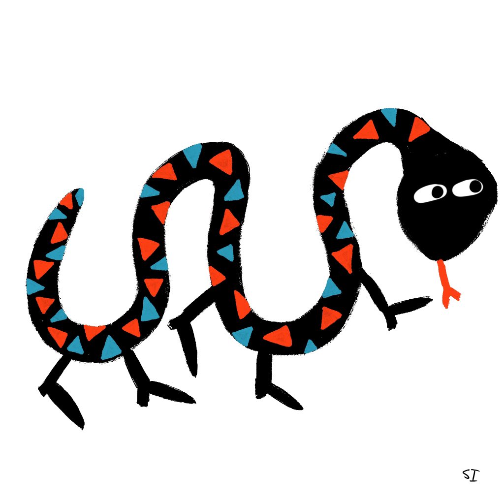 Feeling Snakey 👢👢👢
.
.
.
.
.
#snakeillustration #snake #animalillustration #reptileillustration #illustrator #womenwhodraw #womenwhoillustrate #childrensillustration #illustrationforkids #picturebookillustration #picturebookillustrator #artwork #365daysofillustration #animal