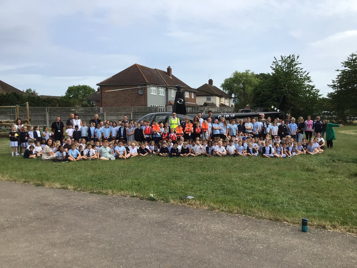 Yesterday I delivered 8 free lifejackets and and deliver a water safety talk to the exited children at Thorpe Lee Primary School in Egham as part of my water safety campaign. Thanks to <a href="/HeathrowAirport/">Heathrow Airport</a> air traffic control for facilitating my flight into some very busy airspace.