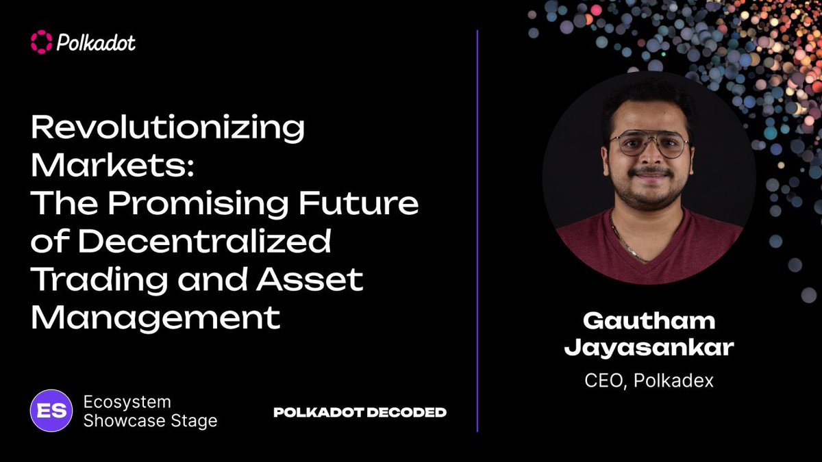 polkadex's tweet photo. GM Copenhagen 🇩🇰
GM @Polkadot fam 🟣

We’re at @PolkadotDecoded to unveil the future of trading:

#PolkadexOrderbook is the world's 1st decentralized, p2p, order-book-based exchange powered by 200+ validators 👀

Join us in Copenhagen or online today👇
https://t.co/wzTJFhAUQn https://t.co/lzBSUpK0HO