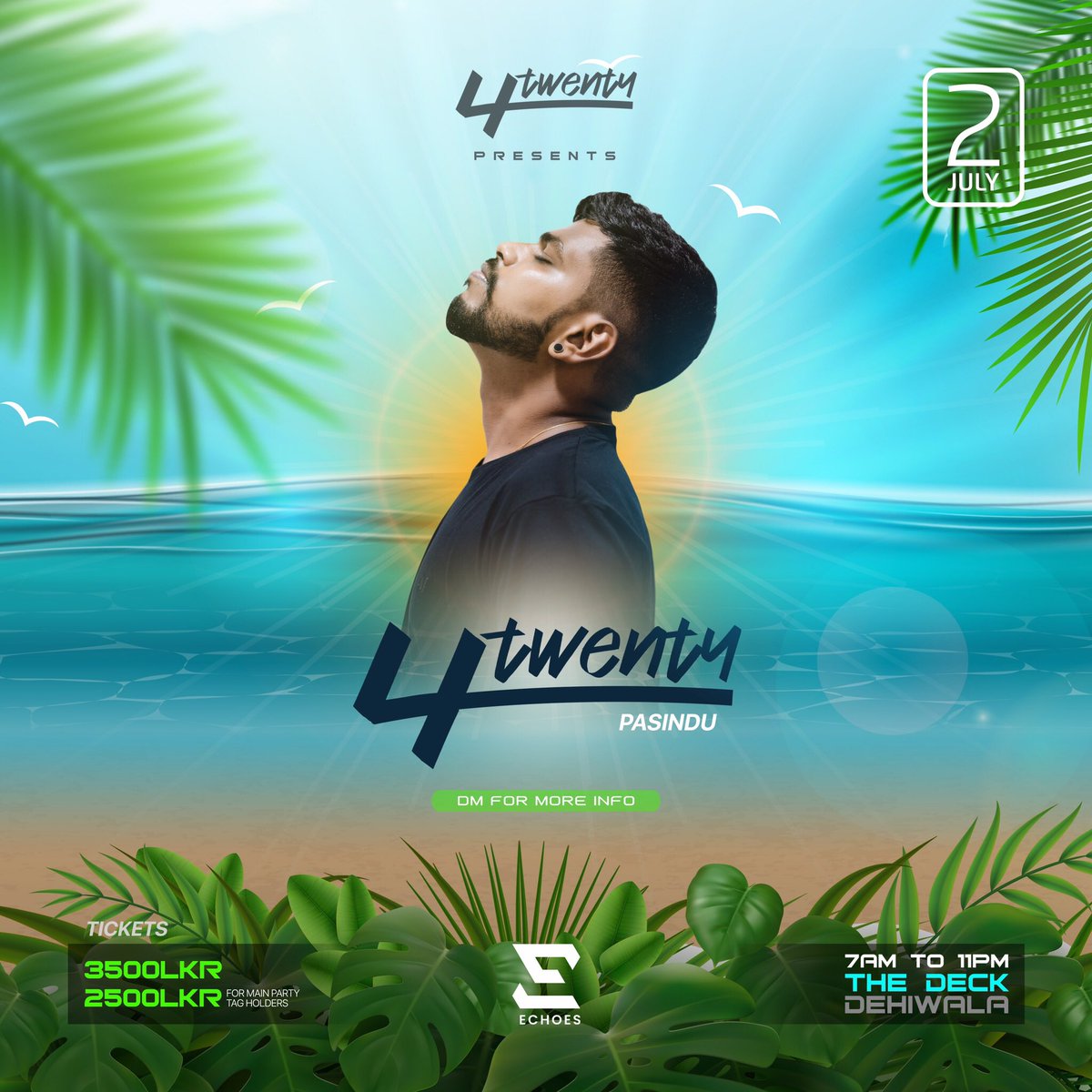 Pasindu0425's tweet photo. Looking forward to sharing some fresh energy at The Deck Dehiwala alongside some talented local souls.
4twenty.ofc
See you all this Sunday! 🚀
#PASINDU
#pasindumusic
#4twenty
#undergroundmusic
#electronicmusic
#thedeckdehiwala https://t.co/JV5OHNDUC2