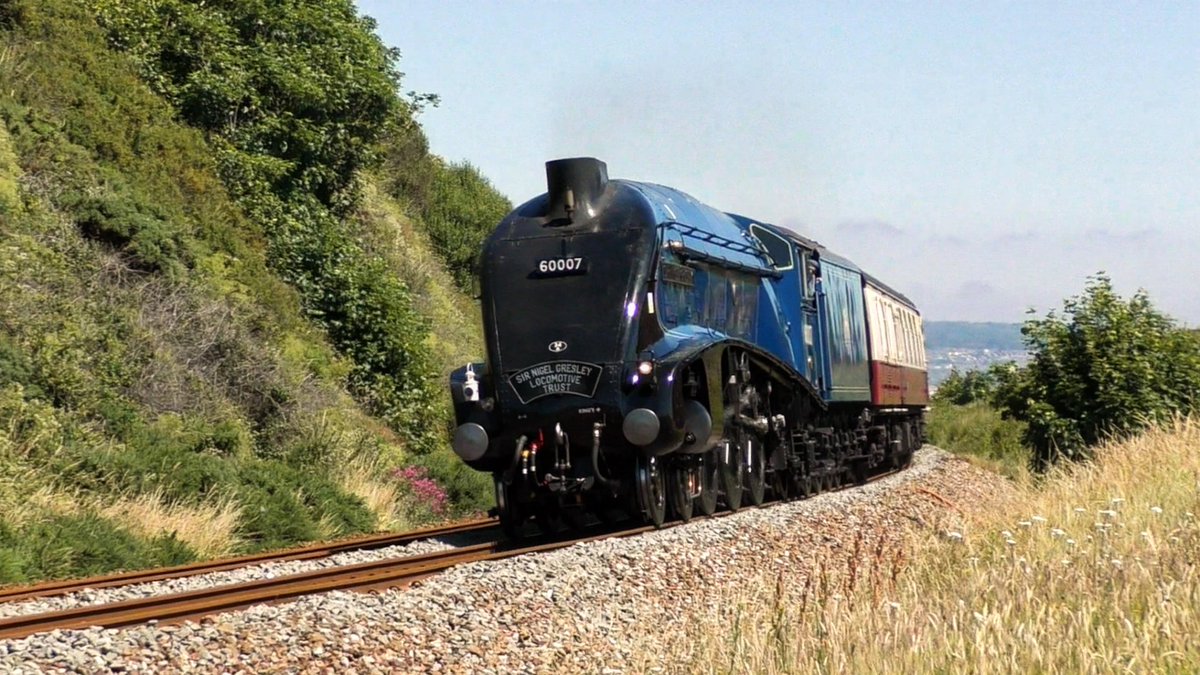 60007 Sir Nigel Gresley passing Dawlish Warren 24th of June 2023 #Steam #lner #A4 #SirNigelGresley  #60007SirNigelGresley  #ukrailways #gbrailfeatures #railfeatures #ukrailscene #britishrailwayfeatures
#uk_railfeatures #railfeatures #TheWhistlingGhost #britishrailphotography