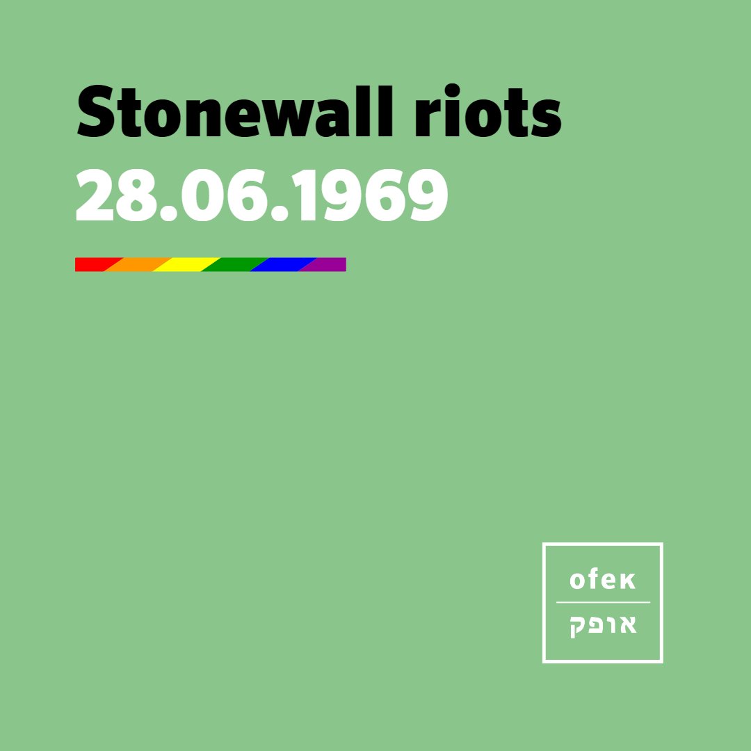 In Erinnerung: In der Nacht auf 28.06.1969 fanden nach einer Razzia in der #LGBTIQ*-offenen Bar #StonewallInn in der #ChristopherStreet in New York City die sogenannten #StonewallRiots statt, ein Fanal für den Kampf von LGBTIQ*-Menschen um Gleichberechtigung &amp; Selbstermächtigung.
