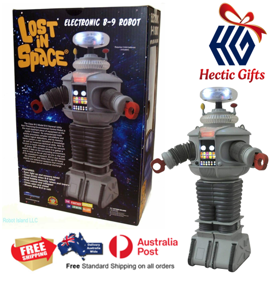 NEW - Lost in Space: Electronic Lights and Sounds B-9 Collectors Robot

ow.ly/hr5350HTKSh

#New #HecticGifts #DiamonSelectToys #LostInSpace #Electronic #B9Robot #LightsAndSounds #BatteryOperated #Collectible #FreeShipping #AustraliaWide #FastShipping